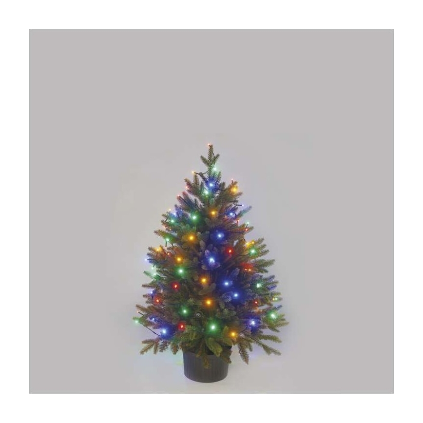 Meerdere Kleuren LED Kerst buitenketting 80x LED / 13m IP44