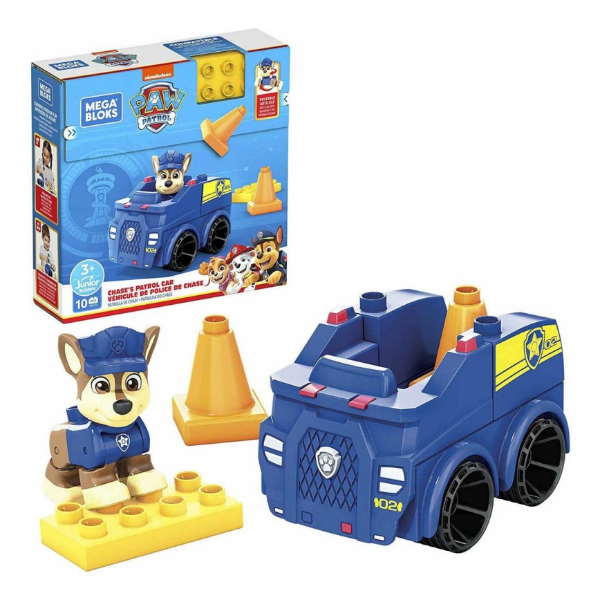 Mega Bloks - Bouwpakket voor kinderen Paw patrol Chase's auto