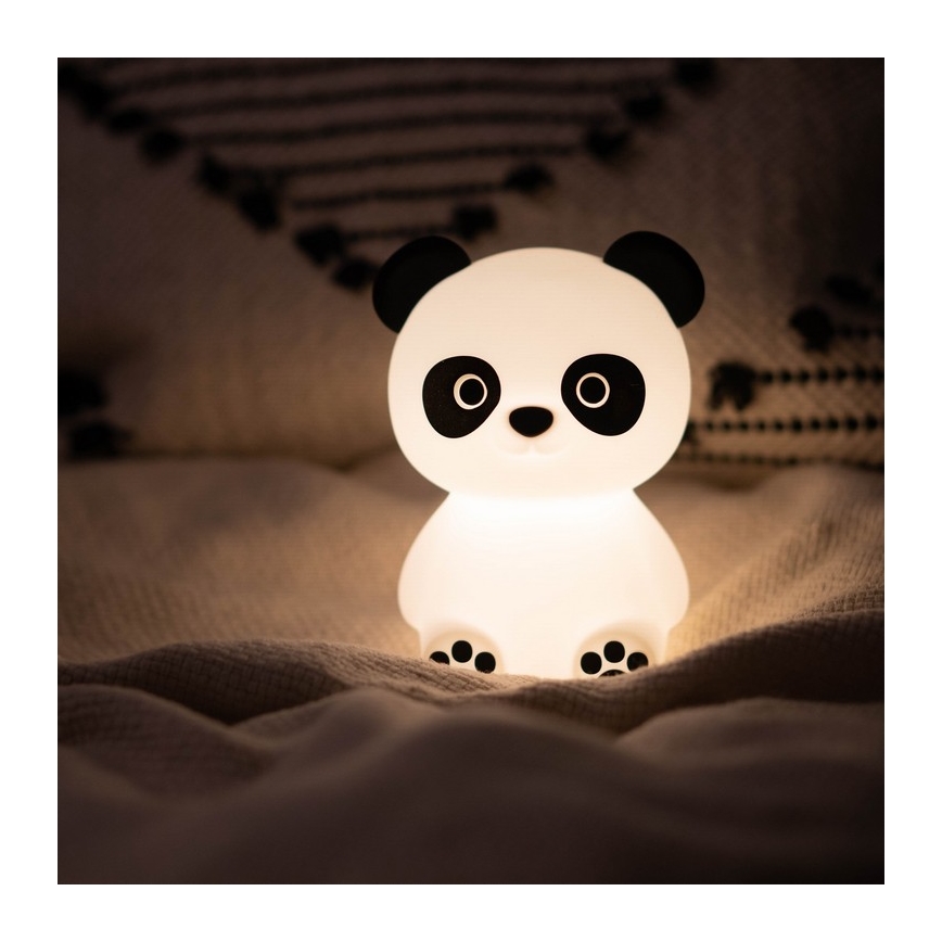 MegaLight - LED RGB Dimbaar oplaadbaar kinder aanraken lamp PADDY PANDA LED/5V