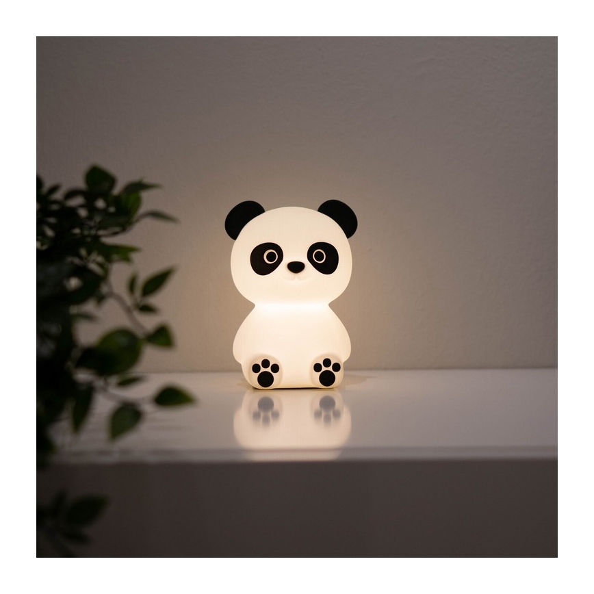 MegaLight - LED RGB Dimbaar oplaadbaar kinder aanraken lamp PADDY PANDA LED/5V