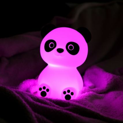 MegaLight - LED RGB Dimbaar oplaadbaar kinder aanraken lamp PADDY PANDA LED/5V