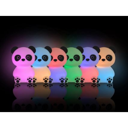MegaLight - LED RGB Dimbaar oplaadbaar kinder aanraken lamp PADDY PANDA LED/5V