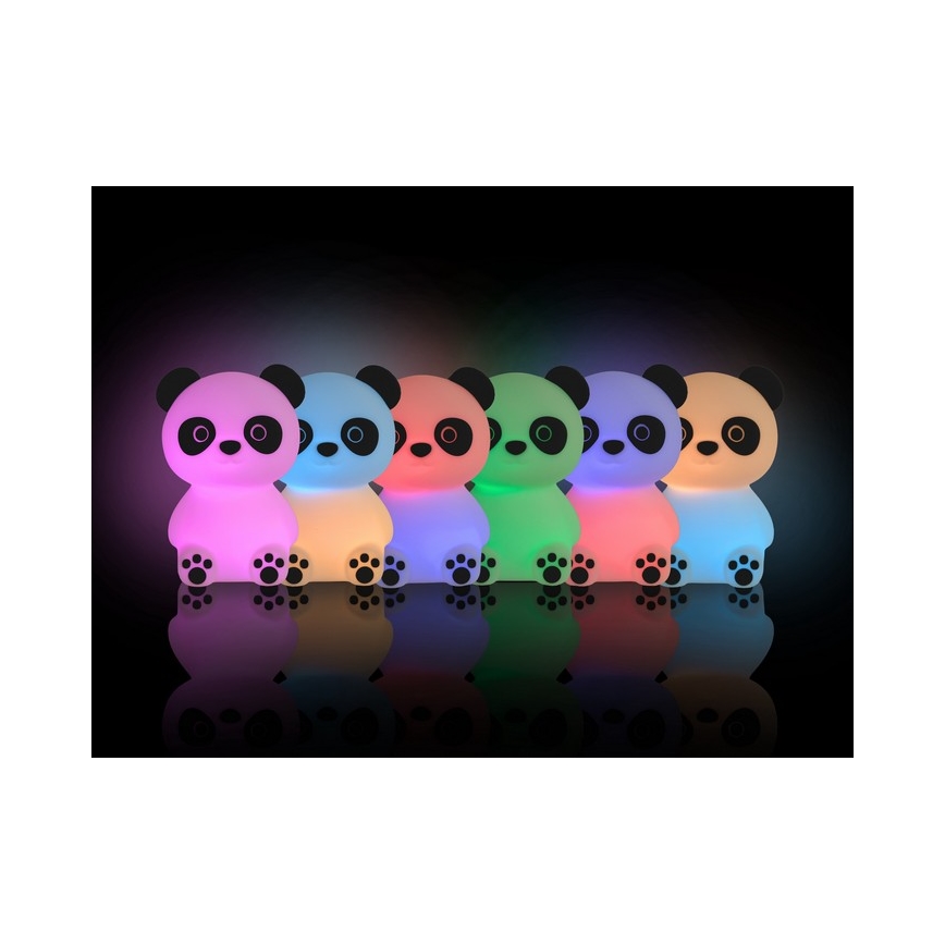 MegaLight - LED RGB Dimbaar oplaadbaar kinder aanraken lamp PADDY PANDA LED/5V