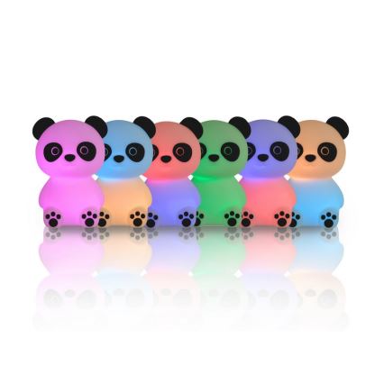 MegaLight - LED RGB Dimbaar oplaadbaar kinder aanraken lamp PADDY PANDA LED/5V