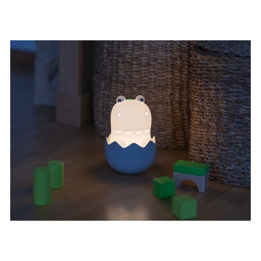 MegaLight - LED RGB Dimbaar oplaadbaar kinder aanraken lamp DIGGY DINO LED/5V