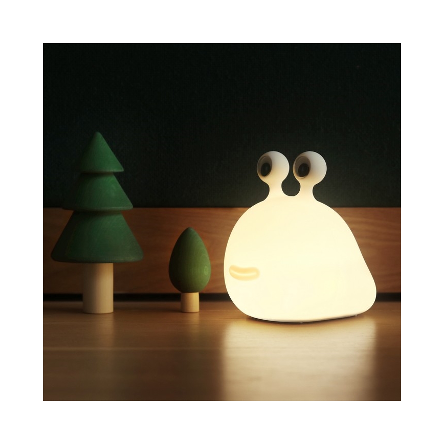 MegaLight - LED RGB Dimbaar oplaadbaar kinder aanraken lamp MOMO MOON LED/5V