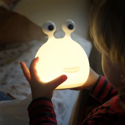 MegaLight - LED RGB Dimbaar oplaadbaar kinder aanraken lamp MOMO MOON LED/5V