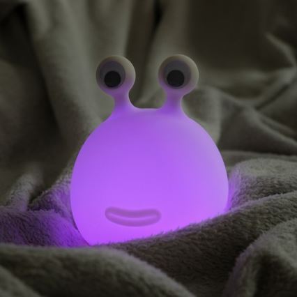 MegaLight - LED RGB Dimbaar oplaadbaar kinder aanraken lamp MOMO MOON LED/5V