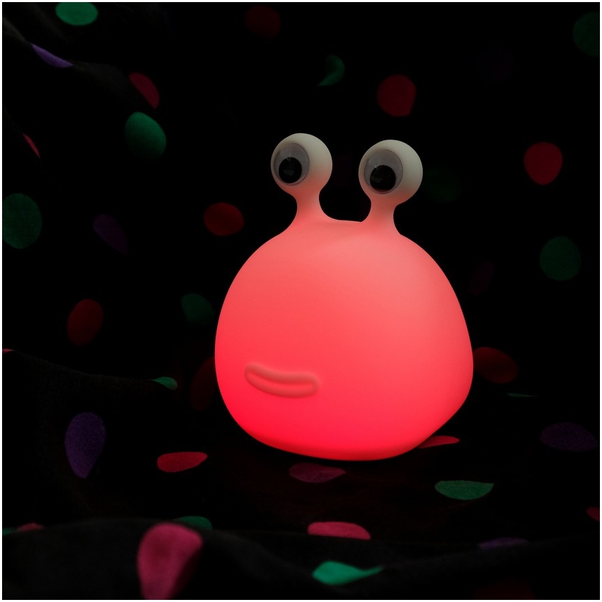MegaLight - LED RGB Dimbaar oplaadbaar kinder aanraken lamp MOMO MOON LED/5V