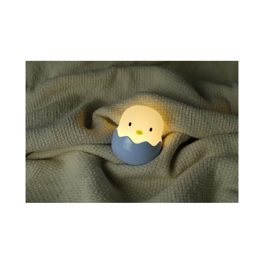 MegaLight - LED RGB Dimbare Oplaadbare Kinder Touchlamp EGGY EGG LED/5V