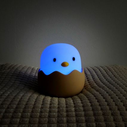 MegaLight - LED RGB Dimbare Oplaadbare Kinder Touchlamp EGGY EGG LED/5V