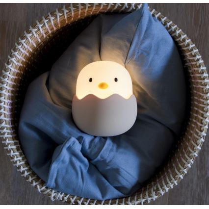 MegaLight - LED RGB Dimbare Oplaadbare Kinder Touchlamp EGGY EGG LED/5V