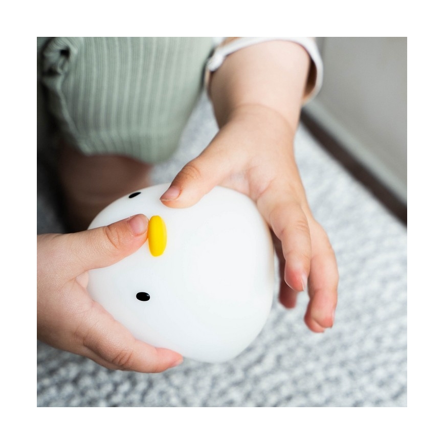 MegaLight - LED RGB Oplaadbaar kinder aanraken badlamp SWIMMY DUCK LED/5V IP67