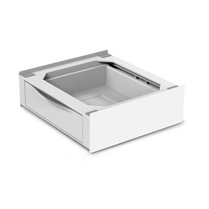 Meliconi 656112 - Tussenstuk voor wasmachine en droger met uittrekbare opberglade 28 l, wit