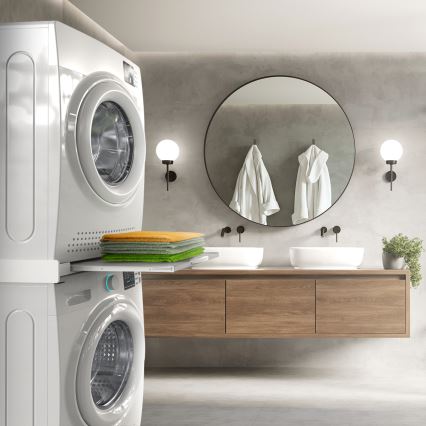 Meliconi 656114 - Tussenstuk voor wasmachine en droger 70 cm wit