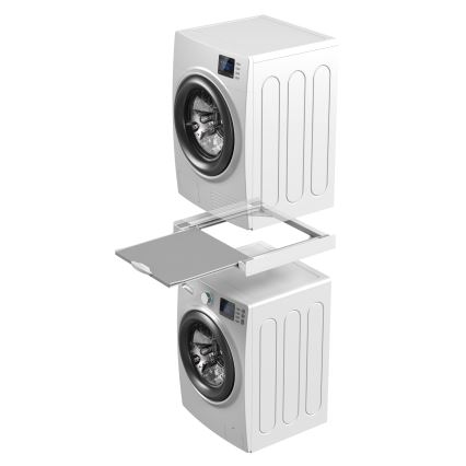 Meliconi 656114 - Tussenstuk voor wasmachine en droger 70 cm wit