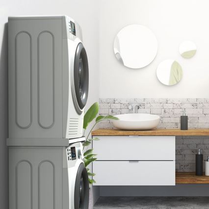 Meliconi 656116 - Tussenstuk voor wasmachine en droger 46 cm wit