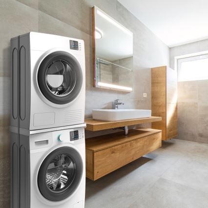 Meliconi 656116 - Tussenstuk voor wasmachine en droger 46 cm wit