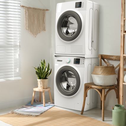 Meliconi 656116 - Tussenstuk voor wasmachine en droger 46 cm wit