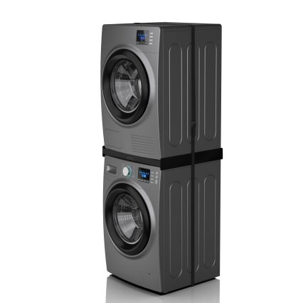 Meliconi 656138 - Tussenstuk voor wasmachine en wasdroger 70 cm zwart