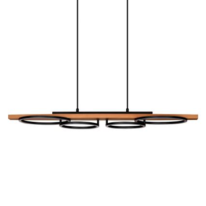 MELISA hanglamp aan kabel LED/35W/230V dennenhout