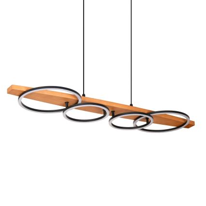 MELISA hanglamp aan kabel LED/35W/230V dennenhout