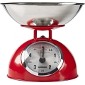 Melissa - Retro keukenweegschaal met kom, rood