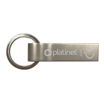 Metaal waterdicht Flash Disk USB 64GB mat chroom