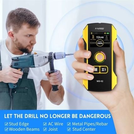 Metaaldetector, spanning en inhomogeniteiten, 300 mAh 5V