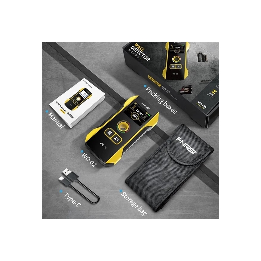 Metaaldetector, spanning en inhomogeniteiten, 300 mAh 5V
