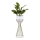 Metalen bloempot LOFT 56x20 cm goud/wit