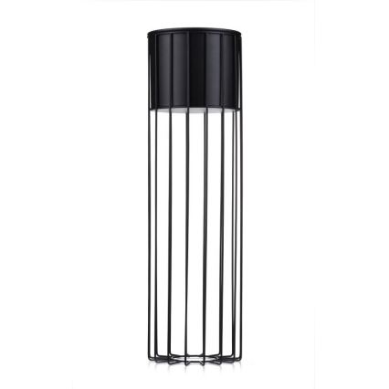 Metalen bloempot LOFT 70x20 cm zwart