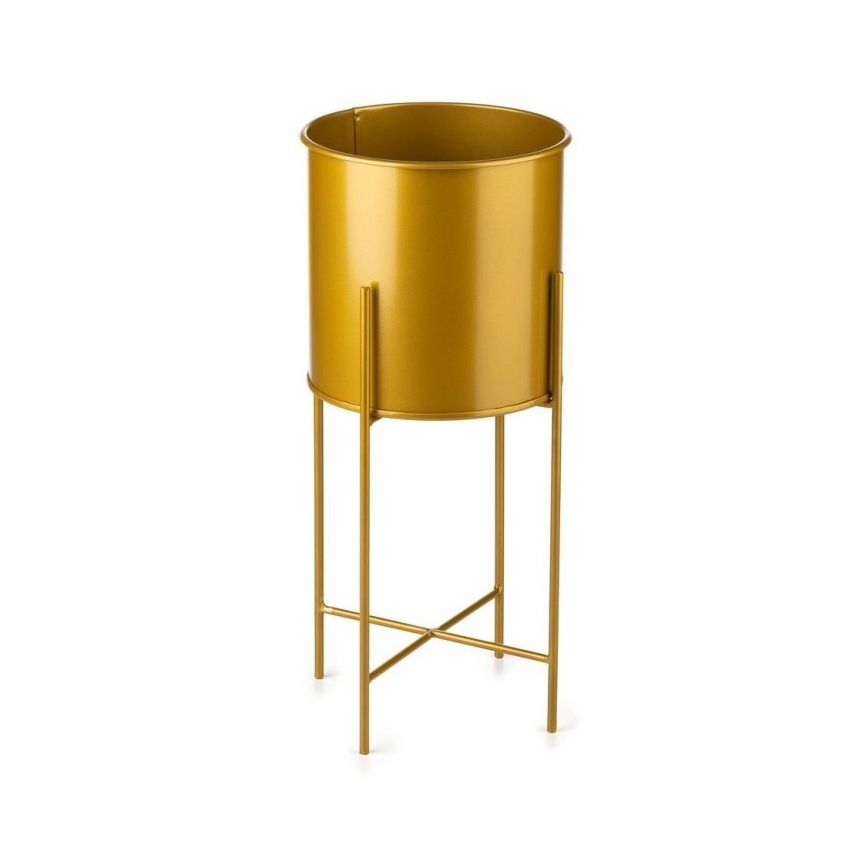 Metalen bloempot OSLO 55x21 cm goud