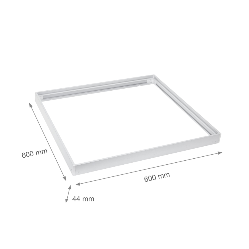 Metalen frame voor de installatie van LED panelen 600x600 mm wit
