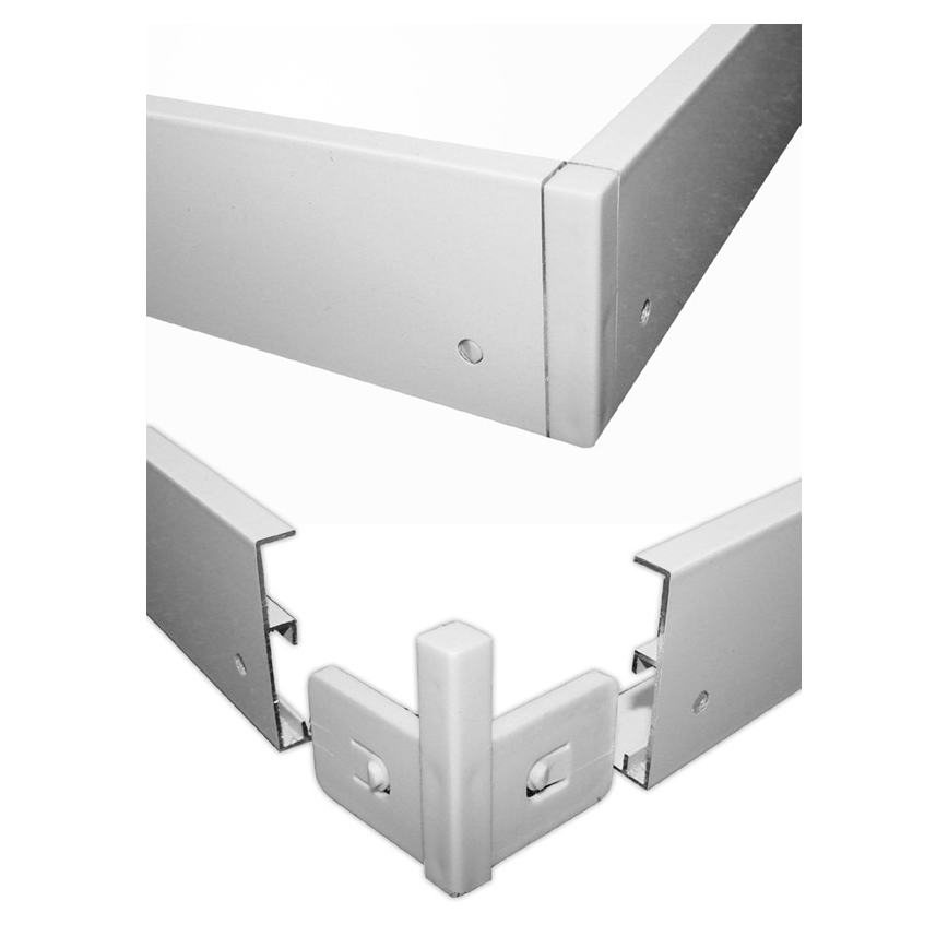 Metalen frame voor het plaatsen van LED panelen CHRIS 1200x300 mm