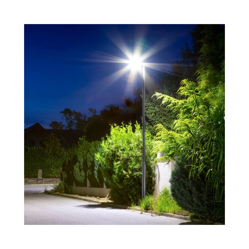 Metalen paal voor buitenverlichting BASE 3 m grijs