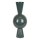 Metalen vaas 60x25 cm groen