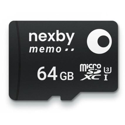 MicroSDXC 64GB U3 100MB/s + SD-adapter