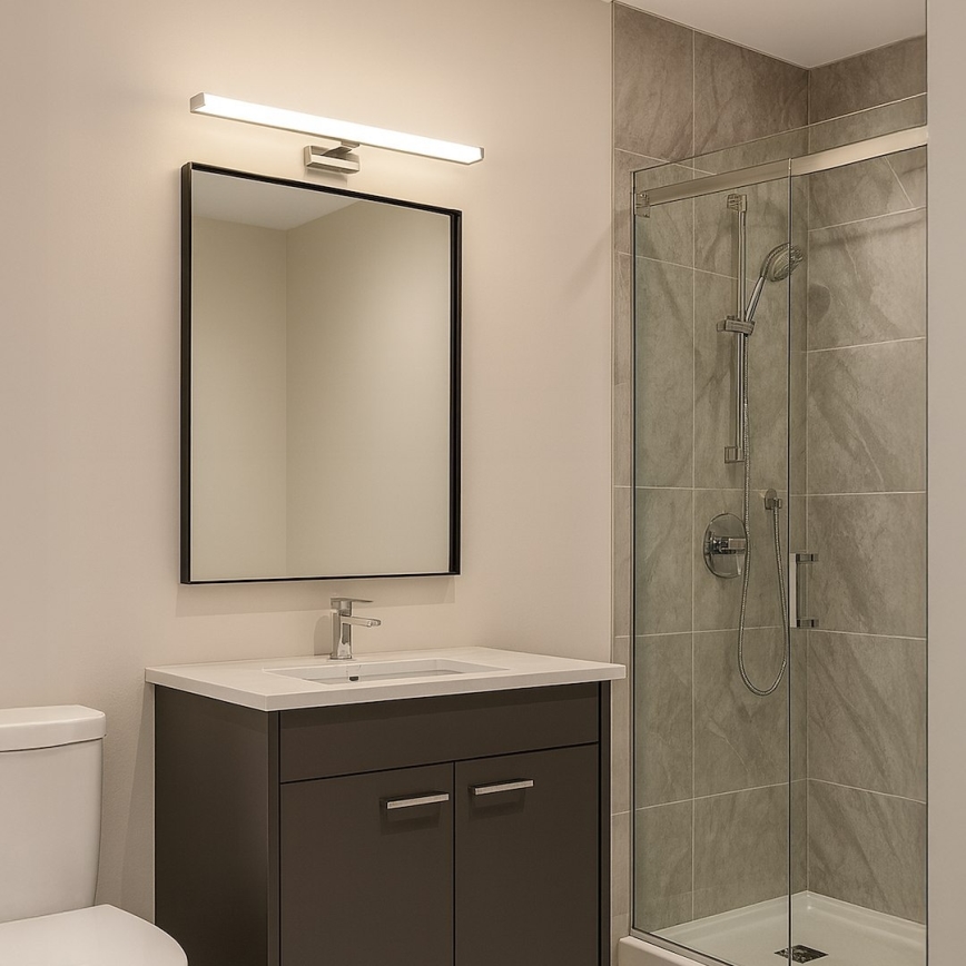 MIRORE LED-spiegelverlichting voor badkamer LED/10W/230V 60 cm IP44 glanzend chroom