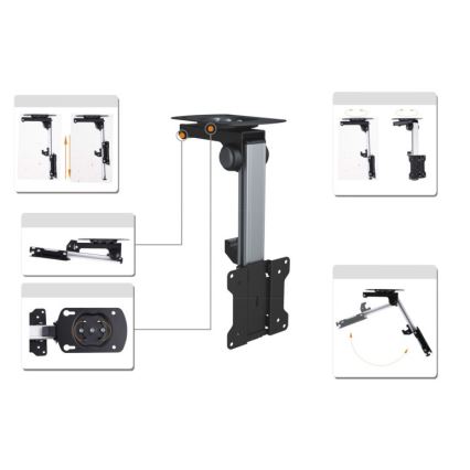 MK FLORIA MKF-17DS220 - Plafondbeugel voor TV 46 zwart