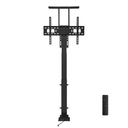 MK FLORIA MKF-19DM648 - Vloerhouder voor TV 37-65" zwart + afstandsbediening