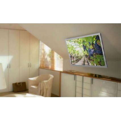 MK FLORIA MKF-20DM444 - Slimme plafondhouder voor tv 55 zwart Wi-Fi TUYA + afstandsbediening