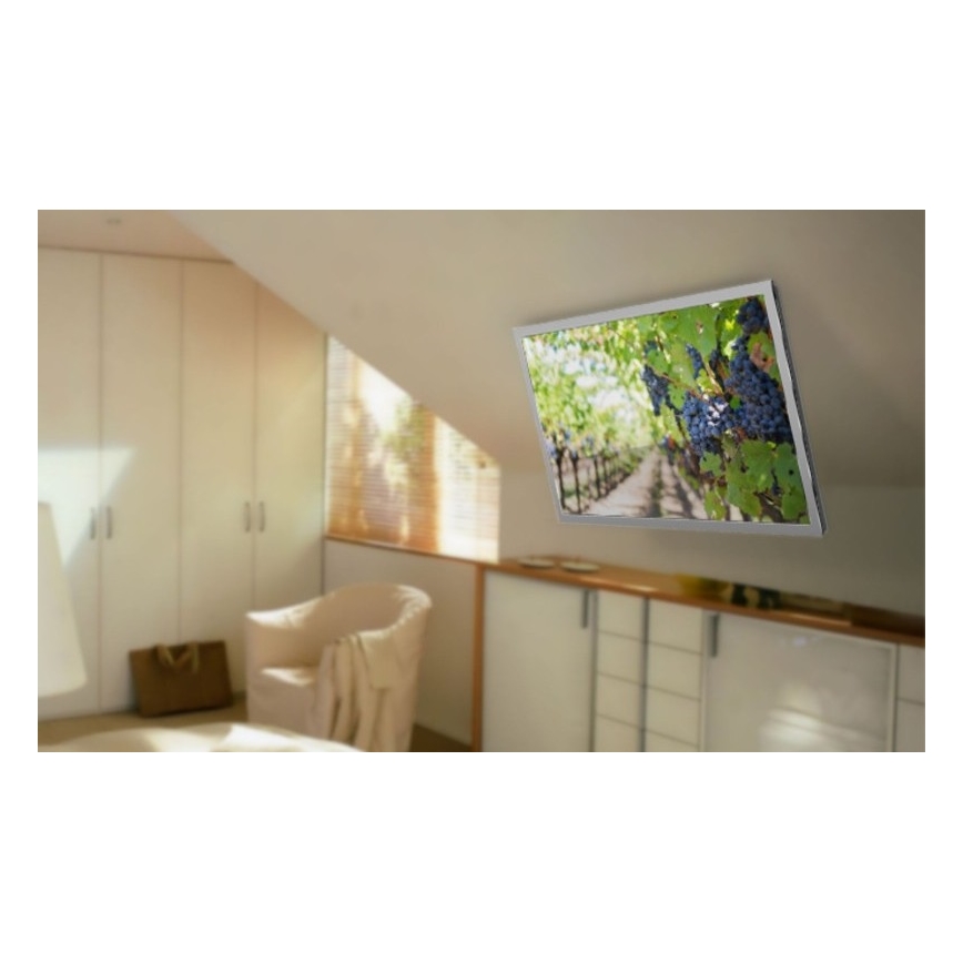 MK FLORIA MKF-20DM444 - Slimme plafondhouder voor tv 55 zwart Wi-Fi TUYA + afstandsbediening