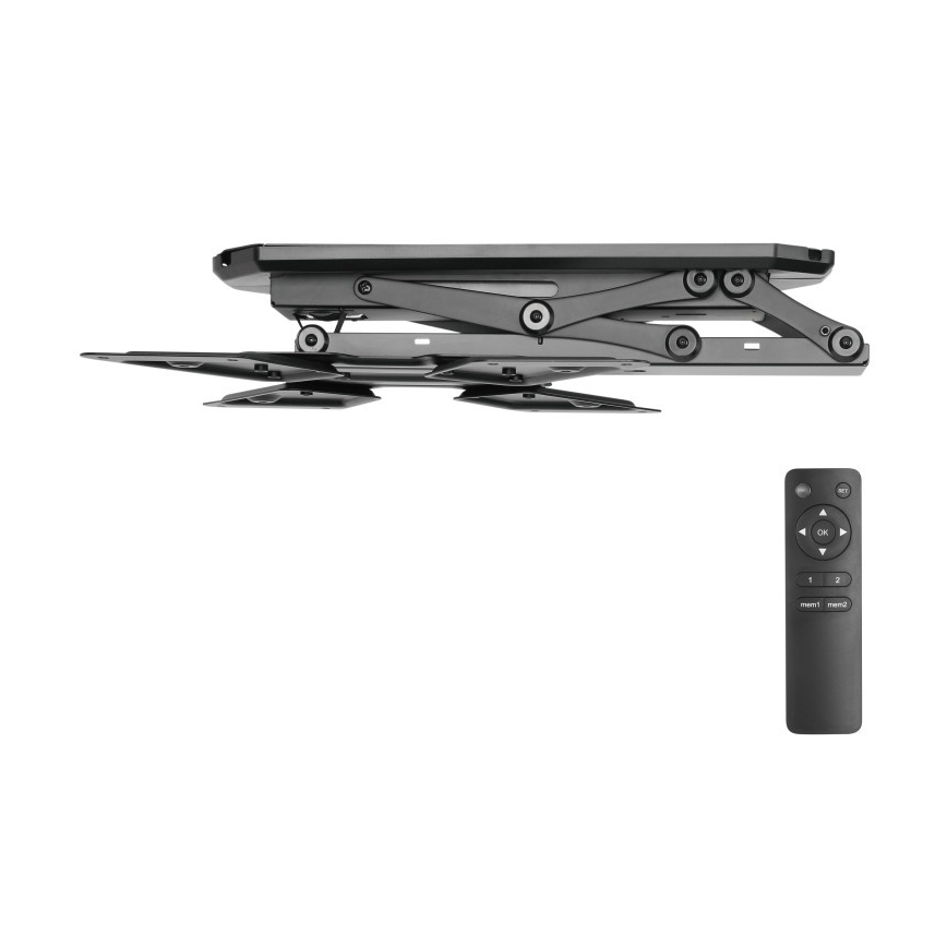 MK FLORIA MKF-20DM444 - Slimme plafondhouder voor tv 55 zwart Wi-Fi TUYA + afstandsbediening