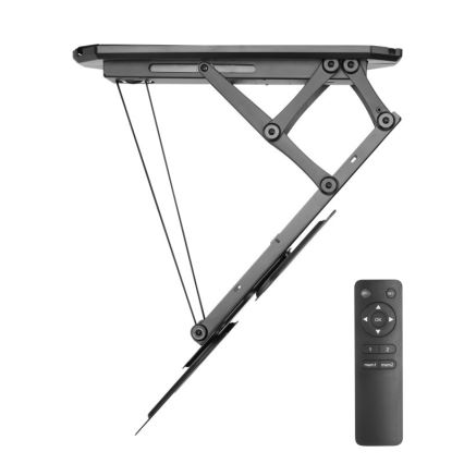 MK FLORIA MKF-20DM444 - Slimme plafondhouder voor tv 55 zwart Wi-Fi TUYA + afstandsbediening