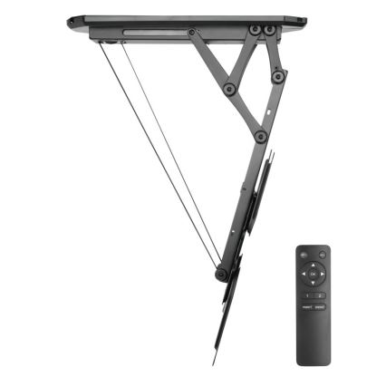 MK FLORIA MKF-20DM444 - Slimme plafondhouder voor tv 55 zwart Wi-Fi TUYA + afstandsbediening