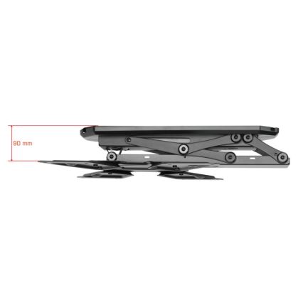 MK FLORIA MKF-20DM444 - Slimme plafondhouder voor tv 55 zwart Wi-Fi TUYA + afstandsbediening
