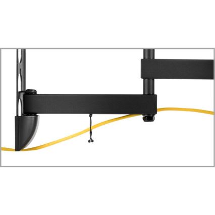 MK FLORIA MKF-23DP444 - Wandhouder voor TV met gewricht 65" zwart