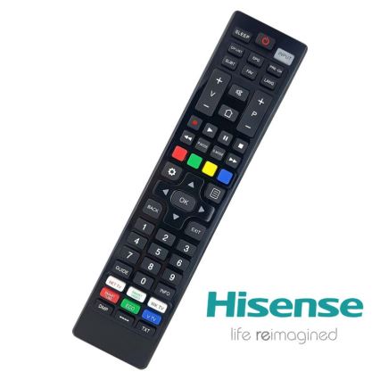 MK FLORIA Superior AB UNI TV Hisense - Vervanging afstandsbediening voor TV brand HISENSE 2xAAA
