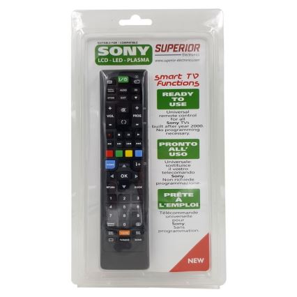 MK FLORIA Superior AB UNI TV SONY - Vervangende afstandsbediening voor SONY-tv's